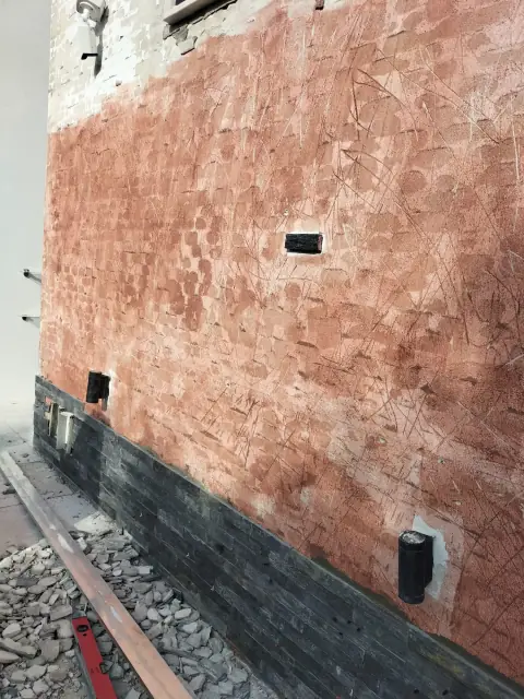 Fachada em xisto numa moradia contemporânea — fotografia 5