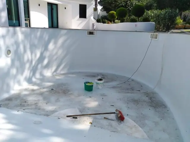 Reparação de junta de piscina